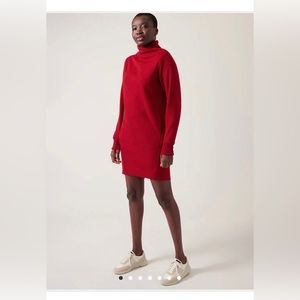 NWOT ATHLETA Cozy Karma Mock Neck Dress